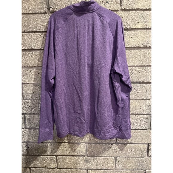 Cutter & Buck Power Basketball Purple Quarter-Zip Pullover L Sustainable Materia - Picture 7 of 7